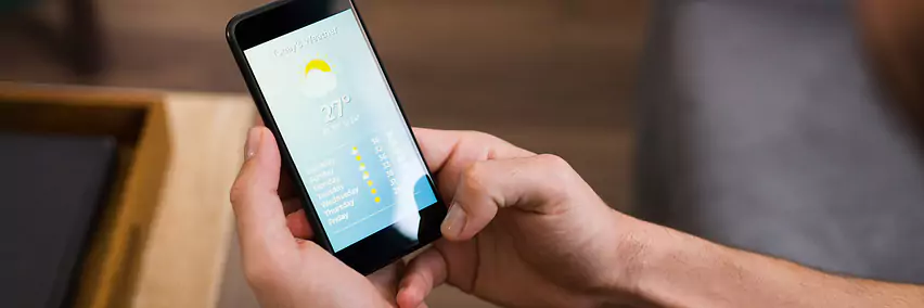 Des applications météo pour ta balade en moto