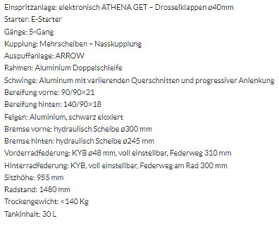 XEF 450 rally technische daten.PNG